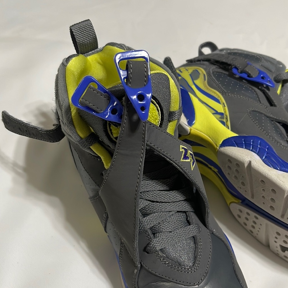 SOLD on eBay!  Nike Air Jordan VIII 8 Retro GS GREY VIOLET BLUE 580528-038 SZ:7Y - Picture 10 of 16